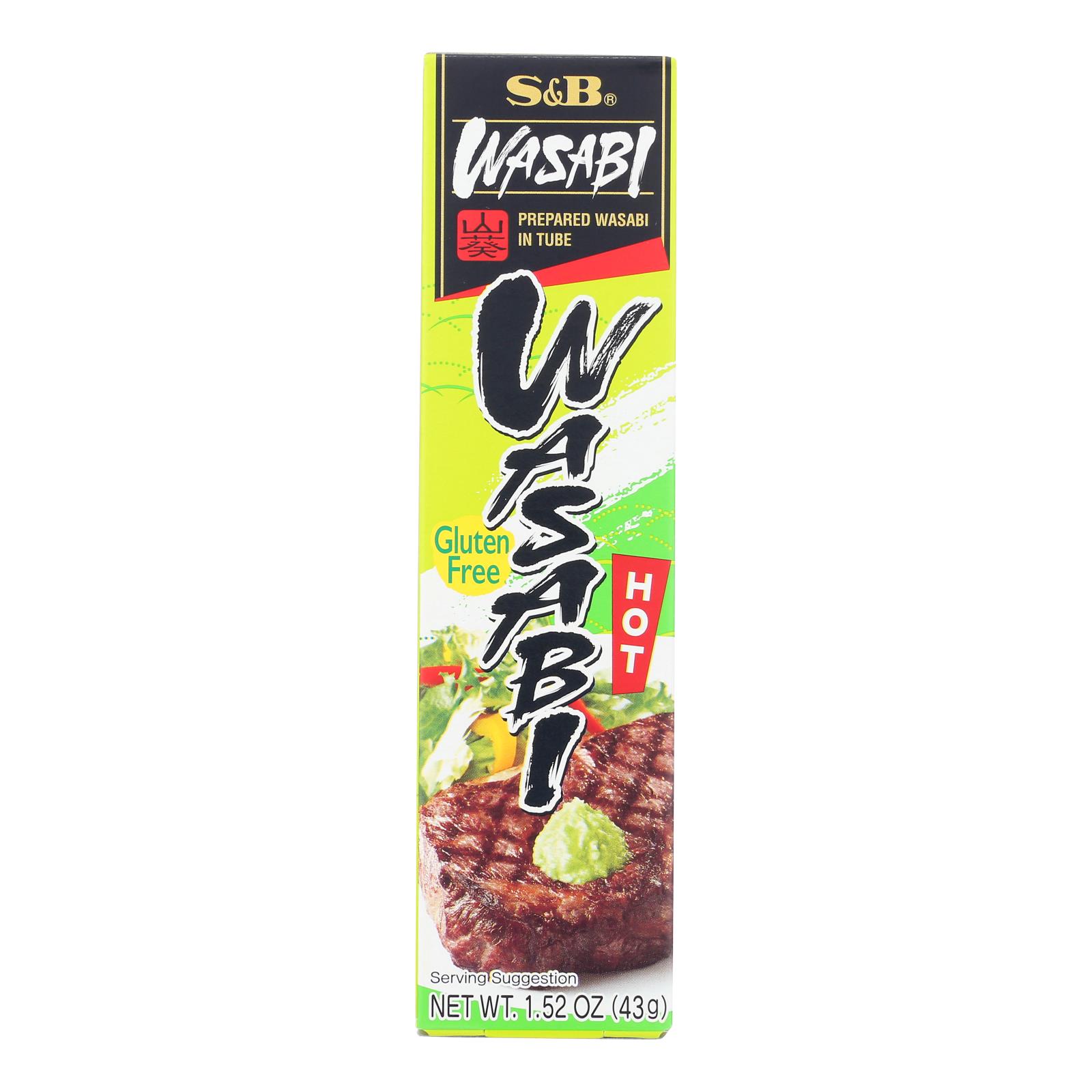 SandB Wasabi Tube - 1.52 oz - Case of 10