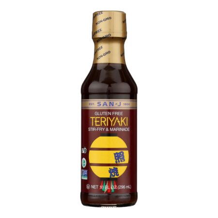 San - J Asian Cooking Sauce - Teriyaki - Case of 6 - 10 Fl oz.
