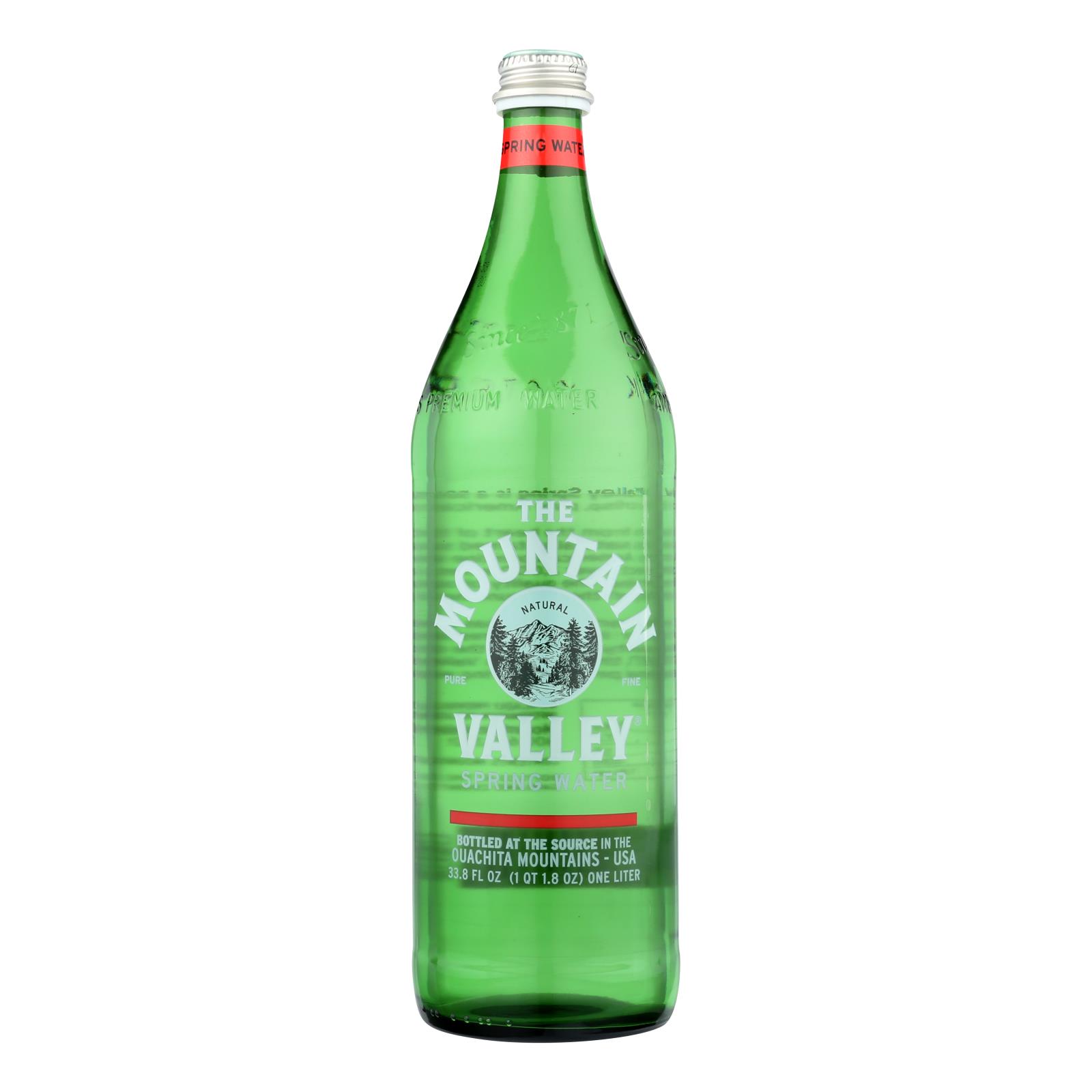 The Mountain Valley Spring Water - Case of 12 - 1 LTR