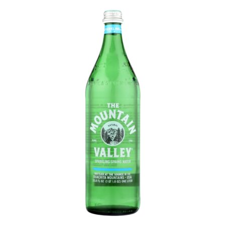 The Mountain Valley Sparkling Spring Water - Case of 12 - 1 LTR