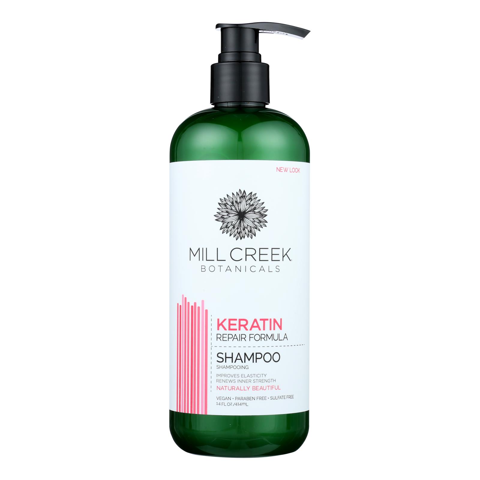 Mill Creek Botanicals Keratin Shampoo Repair Formula - 1 Each - 14 FZ