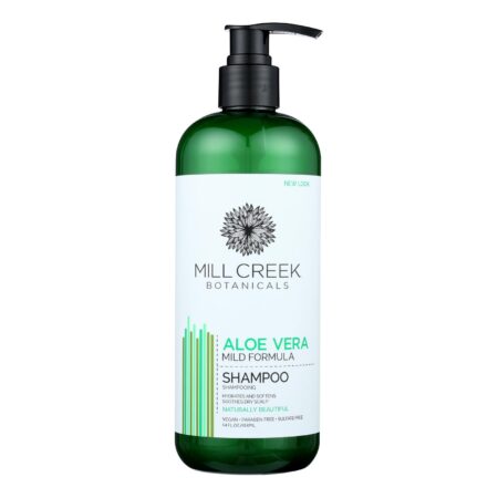 Mill Creek Botanicals Aloe Vera Shampoo Hydrates And - 1 Each - 14 FZ
