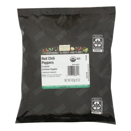 Frontier Herb - Chili Pepper Organic Red Crushed - 1 Each - 16 OZ