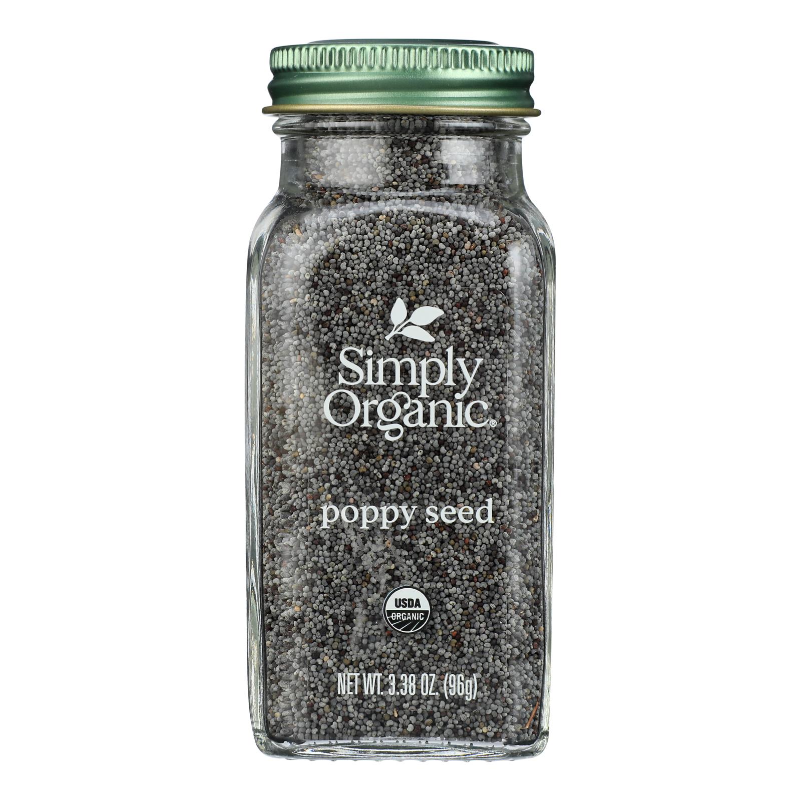 Simply Organic - Seasoning Poppy Seed - Case of 6-3.38 OZ
