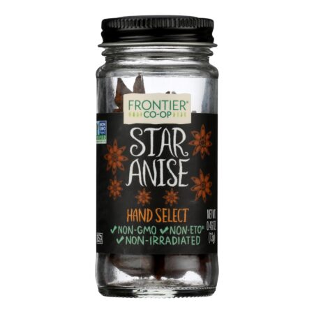 Frontier Natural Products Coop - Star Anise Hand Select - 1 Each -.46 OZ