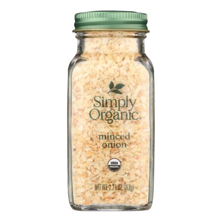 Simply Organic - Minced Onion Organic - Case of 6 - 2.21 Ounces