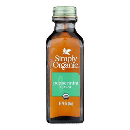 Simply Organic Peppermint Flavor - Organic - 2 oz