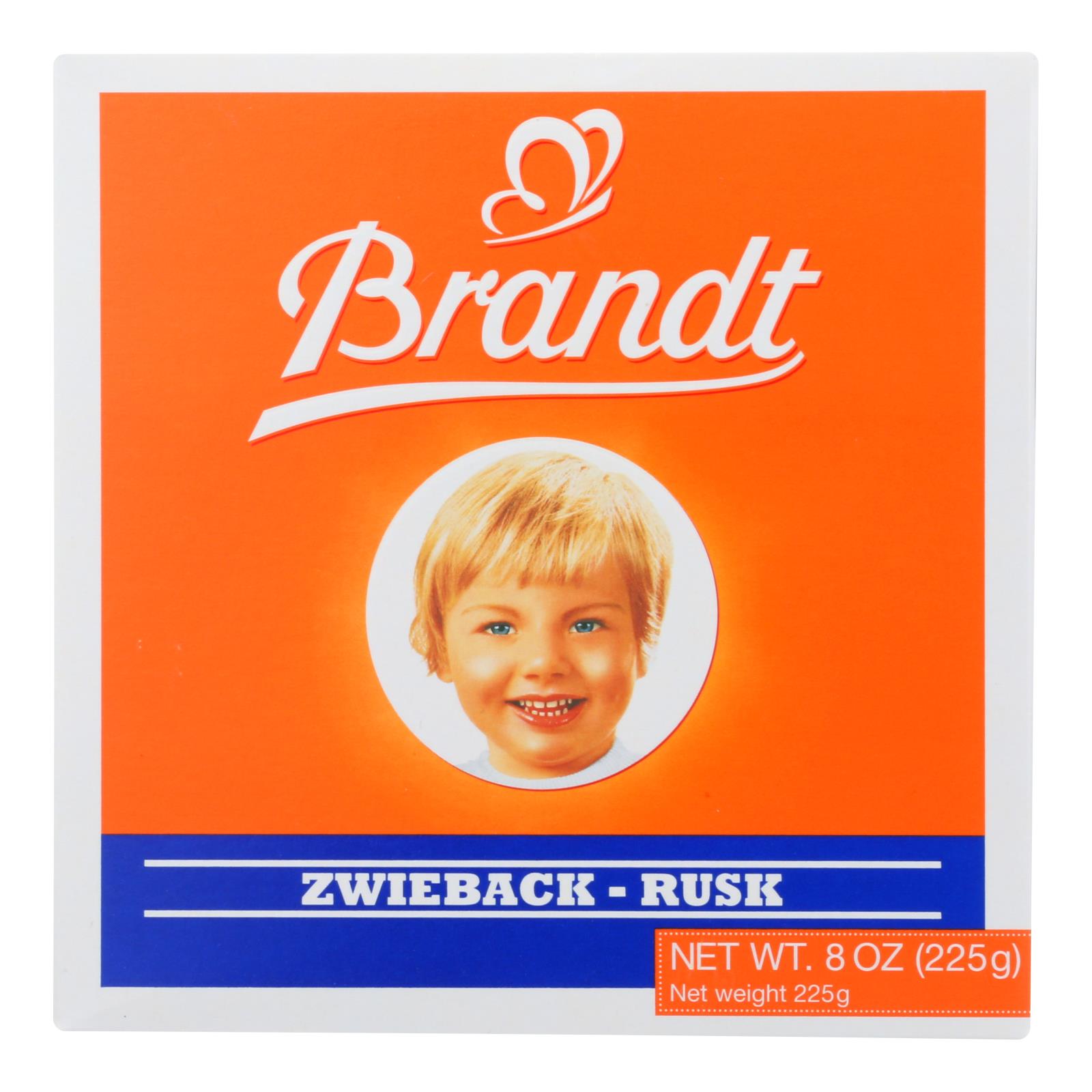 Brandt Zwieback - Case of 10 - 8 oz