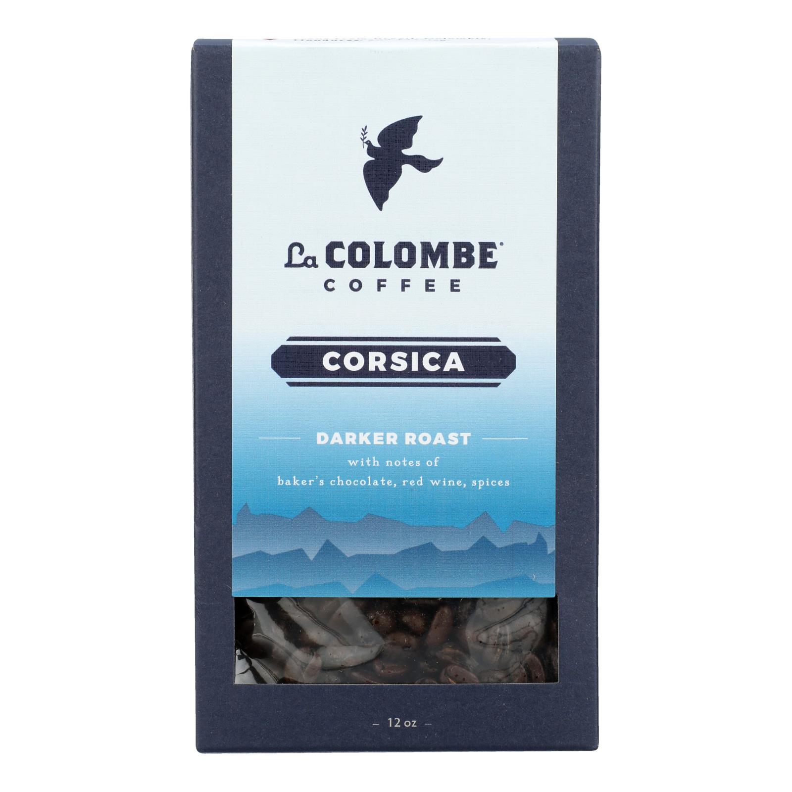 La Colombe - Coffee Whole Bean Corsica - Case of 4-12 OZ