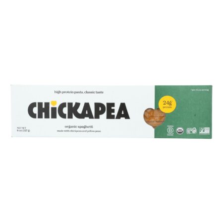 Chickapea Pasta - Pasta Organic Spaghetti - Case of 6 - 8 OZ