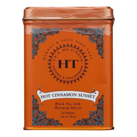Harney and Sons - Tea - Hot Cinnamon Spice - Case of 4 - 20 Count