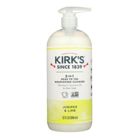 Kirk's Natural - 3-in-1 Cleanser Juniper Lime - 32 FZ