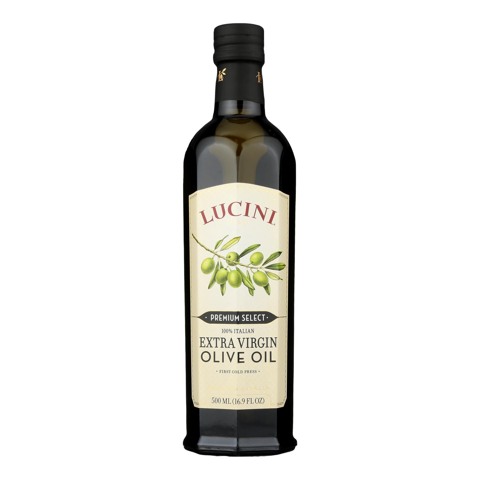 Lucini Italia Premium Select Extra Virgin Olive Oil - Case of 6 - 17 Fl oz.