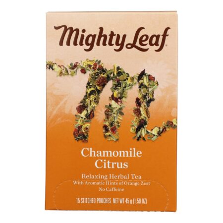 Mighty Leaf Tea - Tea Hbal Cham Ctrus Stchd - Case of 6 - 15 BAG