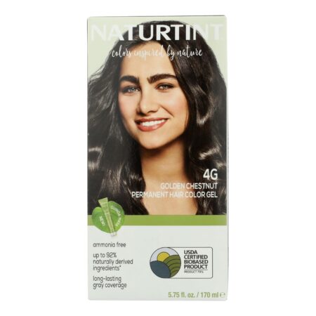 Naturtint Hair Color - Permanent - 4G - Golden Chestnut - 5.28 oz