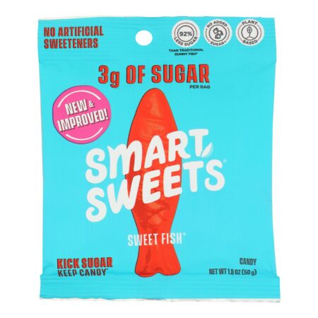 Smartsweets, Gummy Sweet Fish, Case Of 12, 1.8 oz