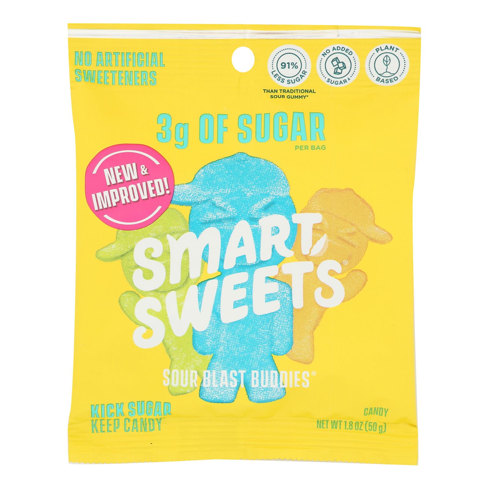 Smartsweets, Gummy Sour Blast Buddies, Case Of 12, 1.8 oz