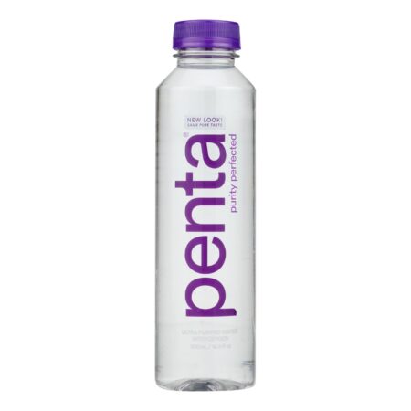 Penta Purified Water Ultra Purified Water - Case of 24 - 16.9 Fl oz.