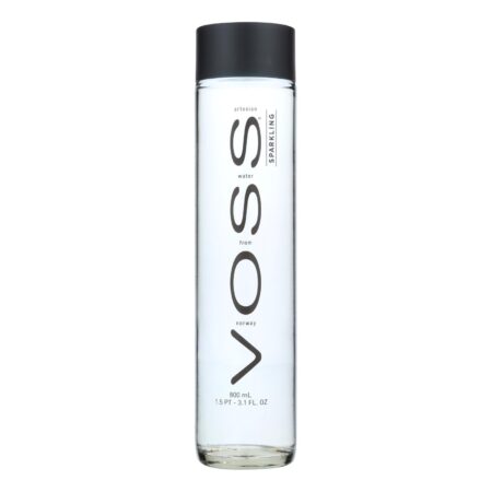 Voss Water Artesian Water - Sparkling - Case of 12 - 27.1 Fl oz.