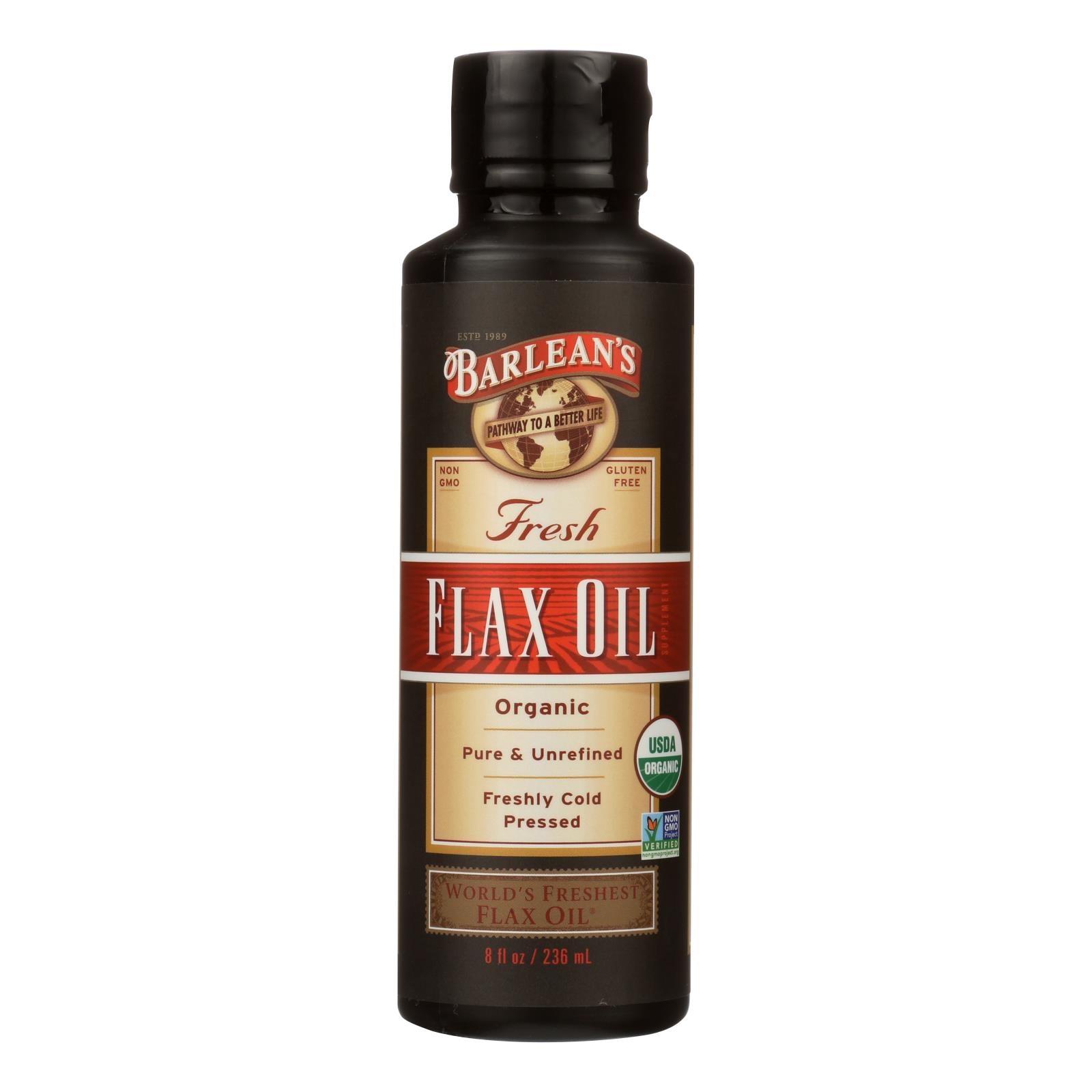 Barlean's (select Fufillment) - Flax Oil Og2 Fresh - EA of 1-8 FZ