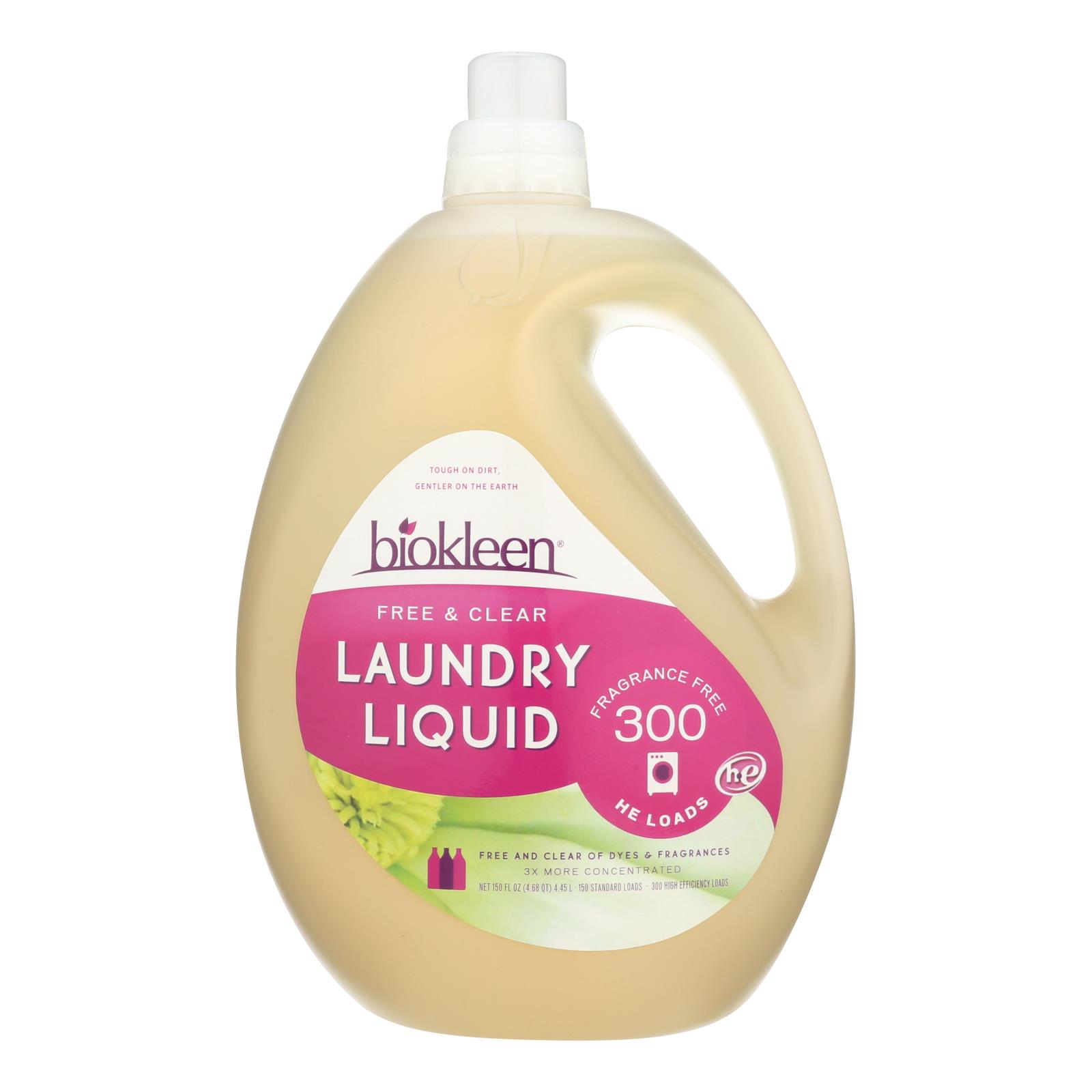 Biokleen Free & Clear Laundry Liquid - 1 Each - 150 FZ