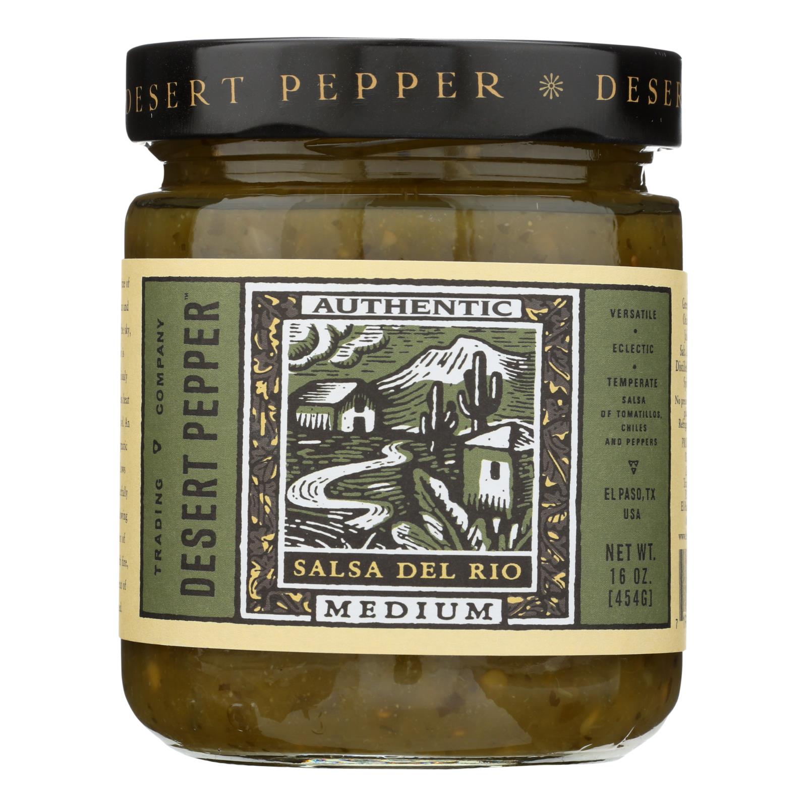 Desert Pepper Trading - Medium Del Rio Salsa - Case of 6 - 16 oz.