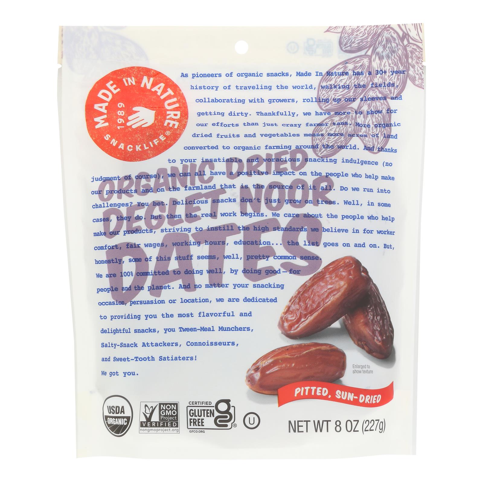 Made In Nature - Dates Neglet Noor - Case of 6 - 8 OZ