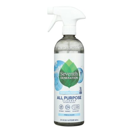 Seventh Generation - All-Purpose Cleaner - Free and Clear - Case of 8 - 23 fl oz.