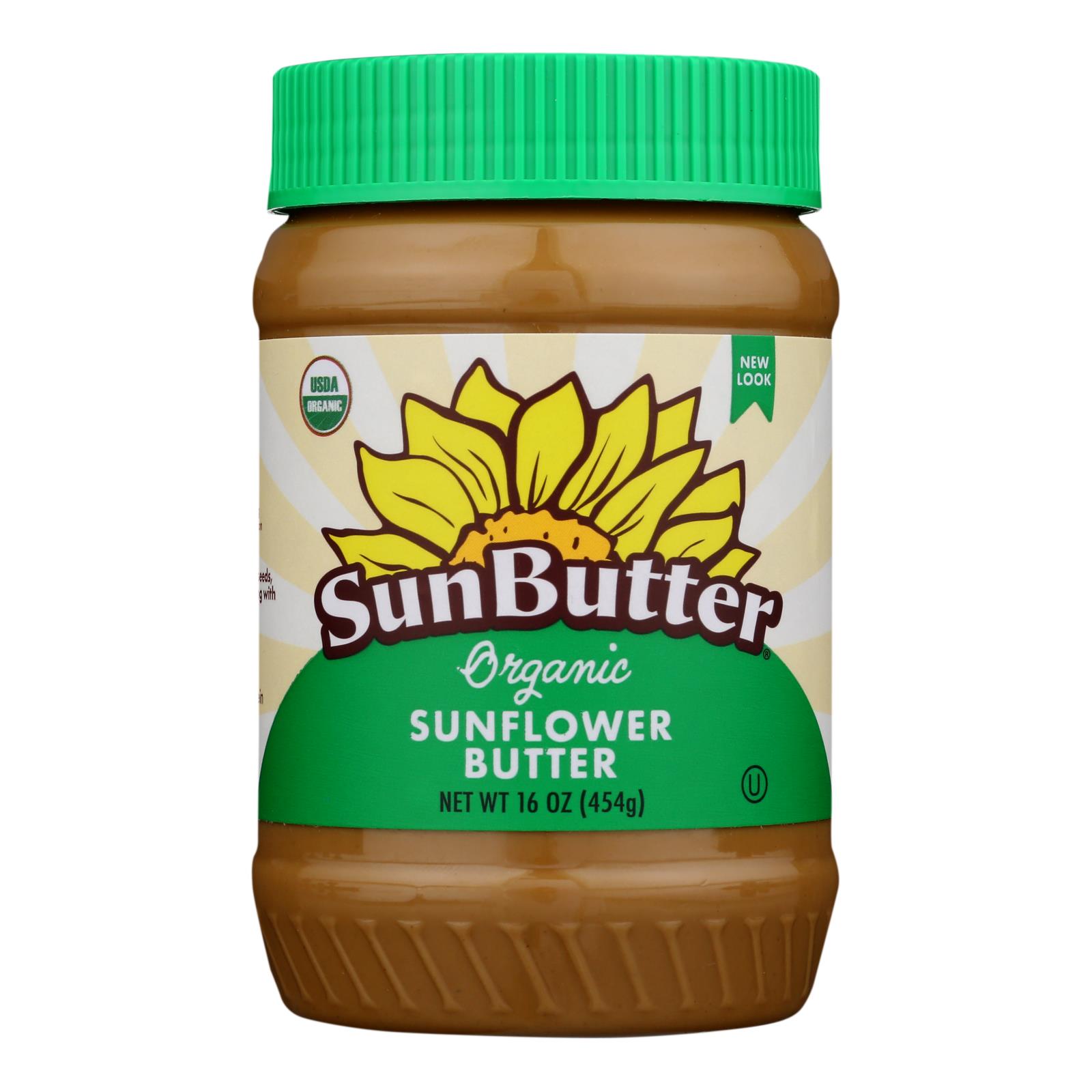 Sunbutter Sunflower Butter - Organic - Case of 6 - 16 oz.