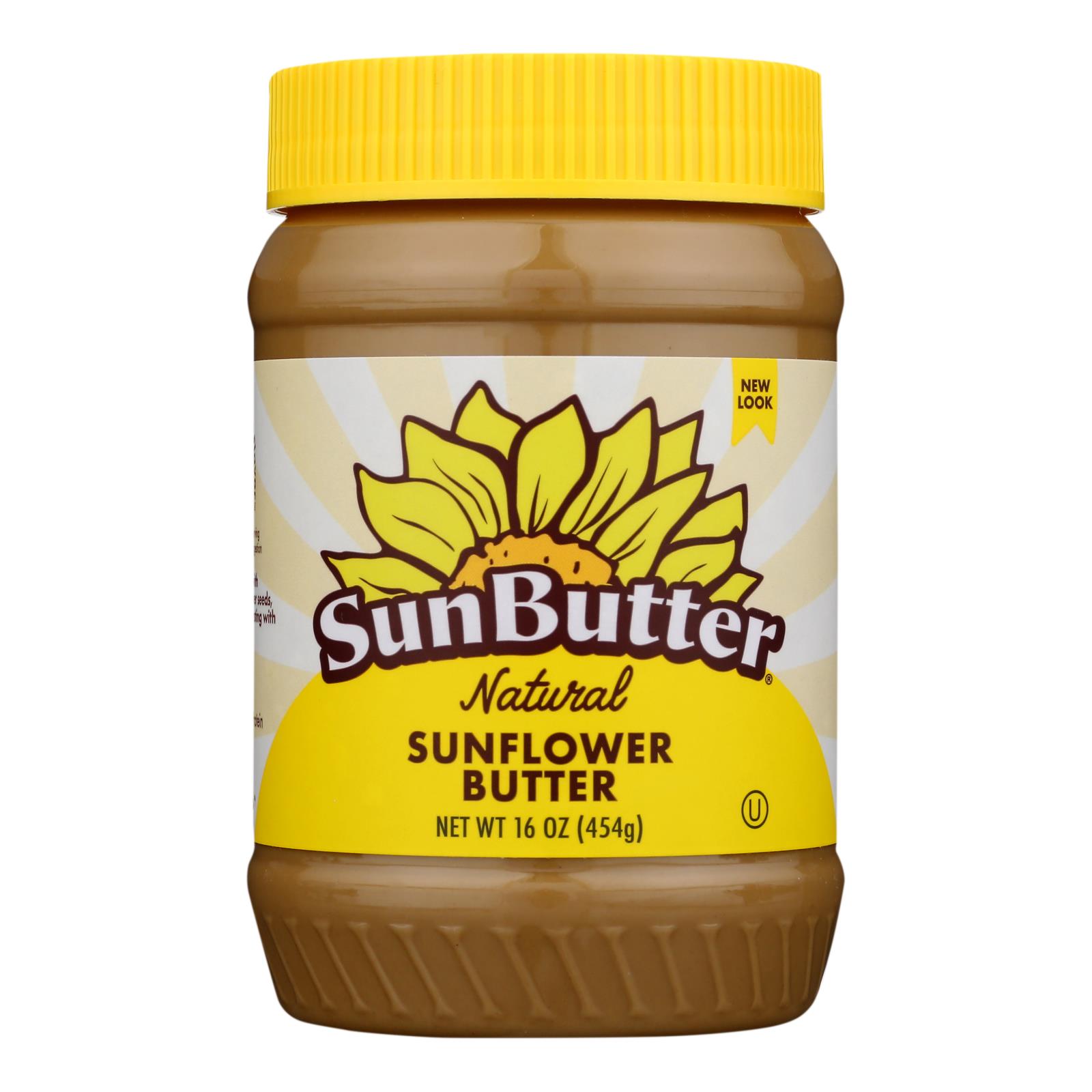 Sunbutter Sunflower Butter - Natural - Case of 6 - 16 oz.