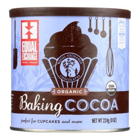 Equal Exchange Organic Baking Cocoa - Case of 6 - 8 oz.