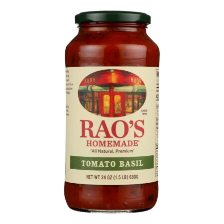 Rao's Specialty Food Homemade Sauce - Tomato Basil - Case of 12 - 24 oz.