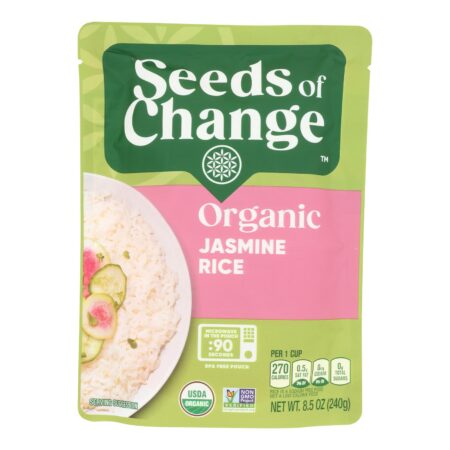 Seeds Of Change - Rice Aromatic Jasmine - Case of 12 - 8.5 OZ