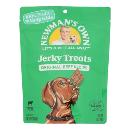 Newman's Own Organic Beef Jerky Original Recipe - Case of 6 - 5 OZ