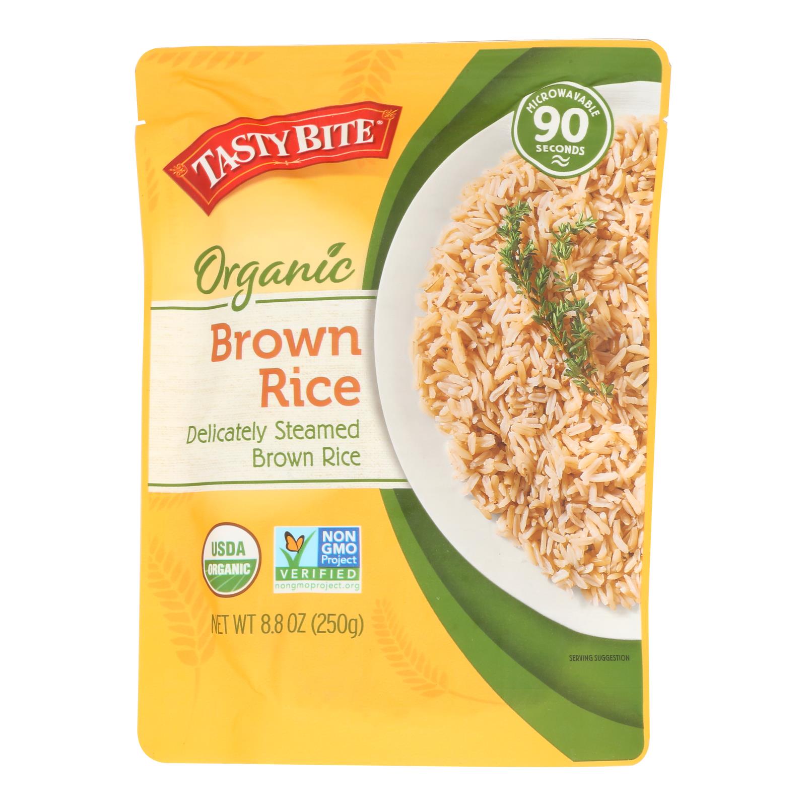 Tasty Bite - Rice Brown - Case of 12 - 8.8 OZ