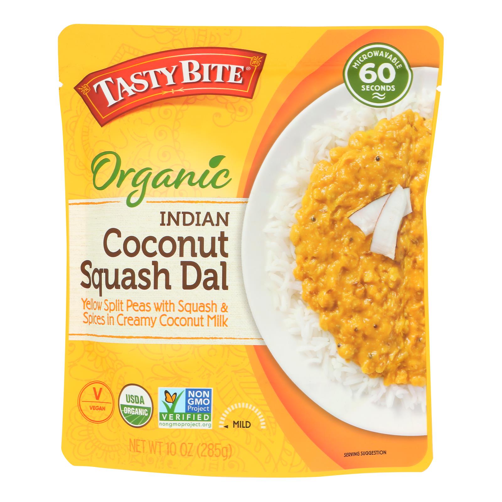 Tasty Bite - Entree Coconut Sqsh Dal - Case of 6-10 OZ