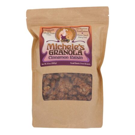Michele's Granola - Granola Cinnamon Raisin - Case of 6-12 OZ