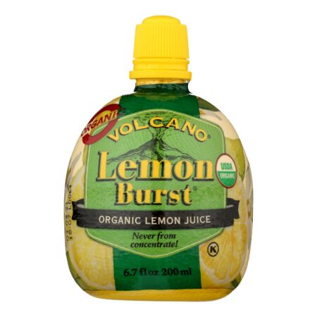 Volcano Lemon Burst Juice - Case of 12 - 6.7 OZ