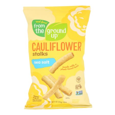 From The Ground Up - Stalk Sea Salt Cauliflwr - Case of 12 - 4 OZ