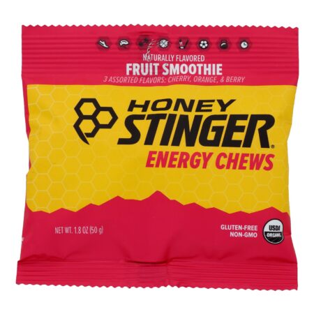 Honey Stinger Energy Chew - Organic - Fruit Smoothie - 1.8 oz - case of 12