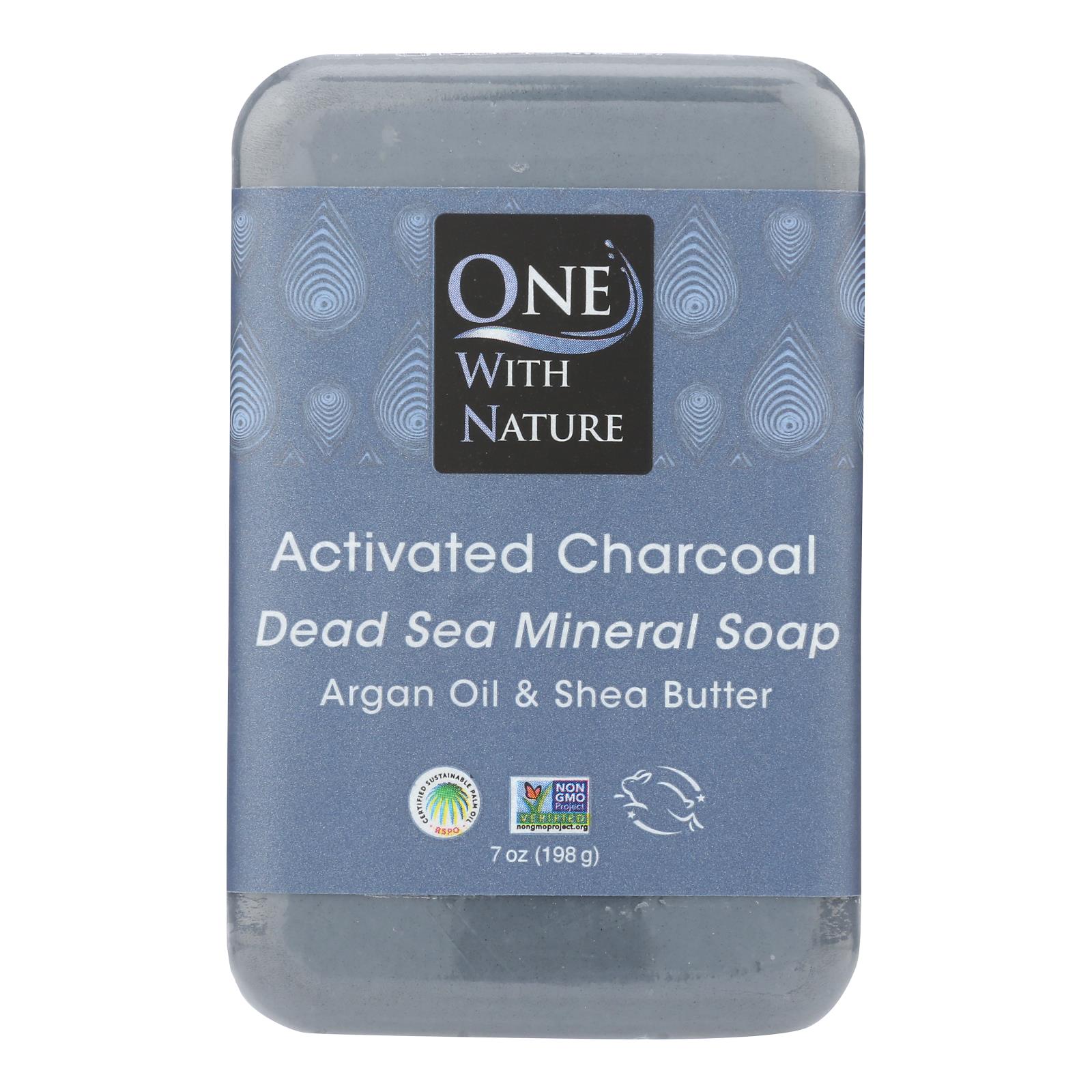 One With Nature - Bar Soap Actvtd Charcoal - 1 Each 1-7 OZ