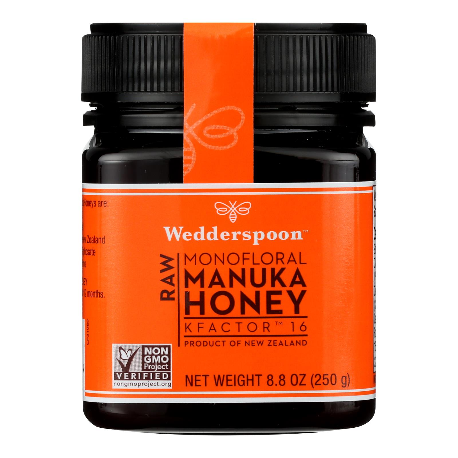 Wedderspoon Manuka Honey, Kfactor 16, - Case of 6 - 8.8 OZ