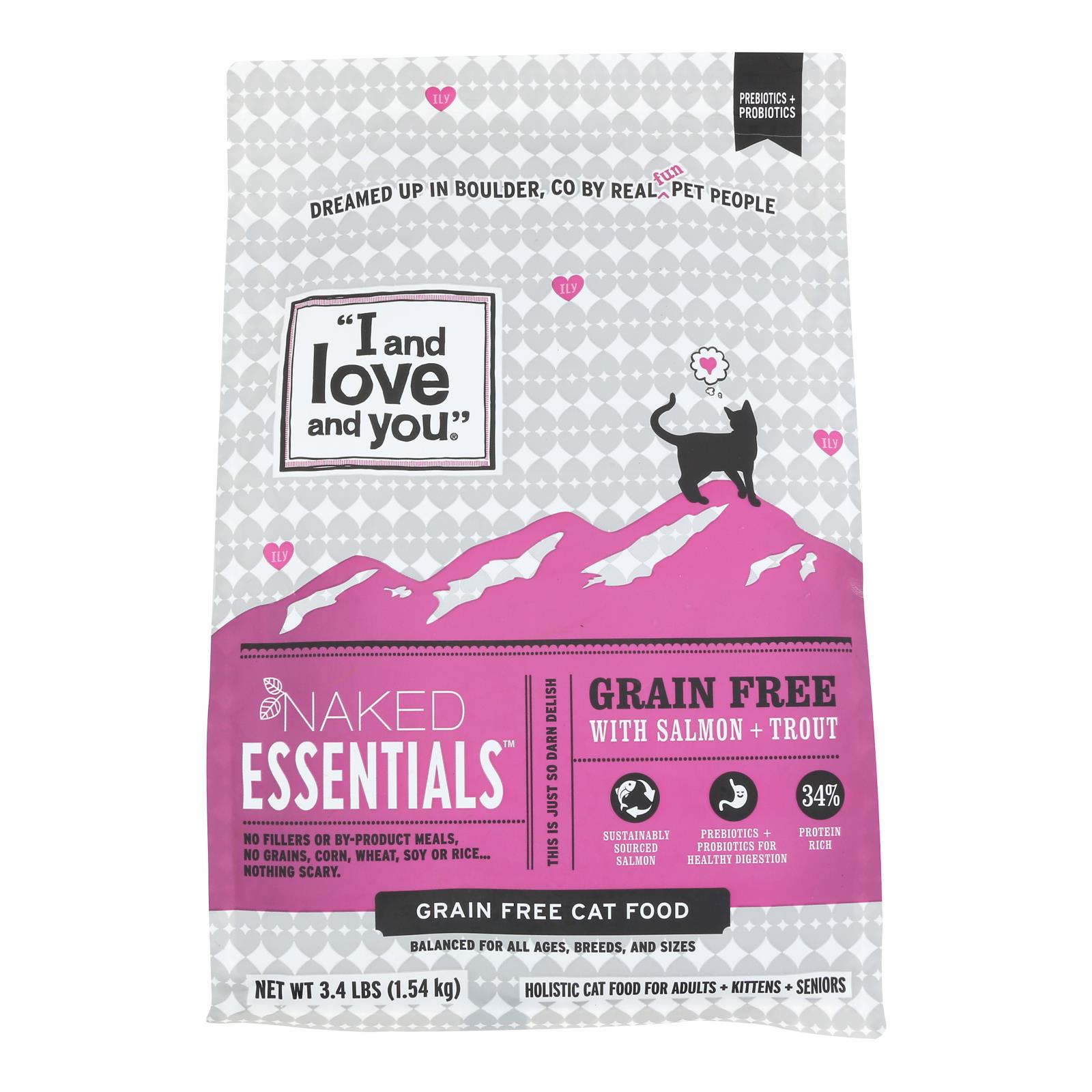 I And Love And You - Cat Kibble Slmn And Trout - Case of 4-3.4 LB