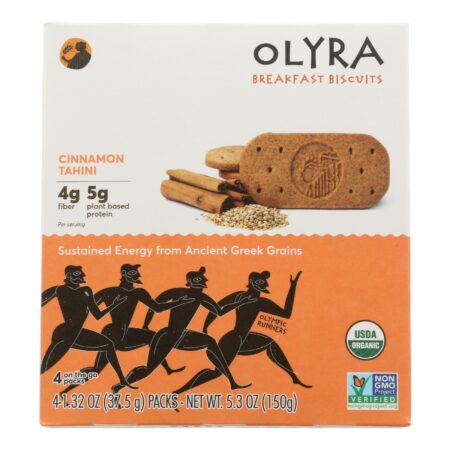 Olyra - Biscuit Cinnamon Tahini - Case of 6 - 5.3 OZ