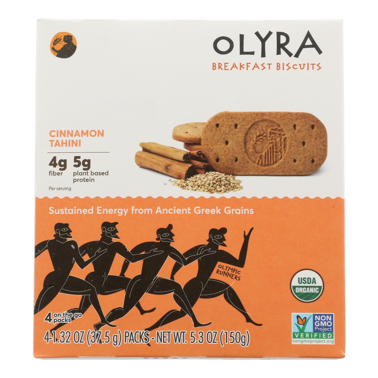 Olyra - Biscuit Cinnamon Tahini - Case of 6 - 5.3 OZ