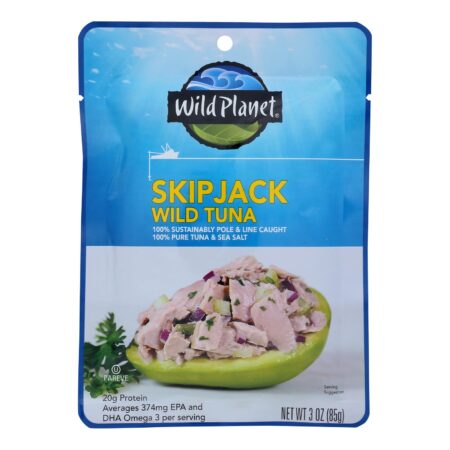 Wild Planet Skip Jack Wild Tuna - Case of 24 - 3 OZ