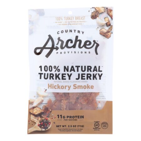 Country Archer - Jerky Turkey Hickry Smokd - Case of 12-2.5 OZ
