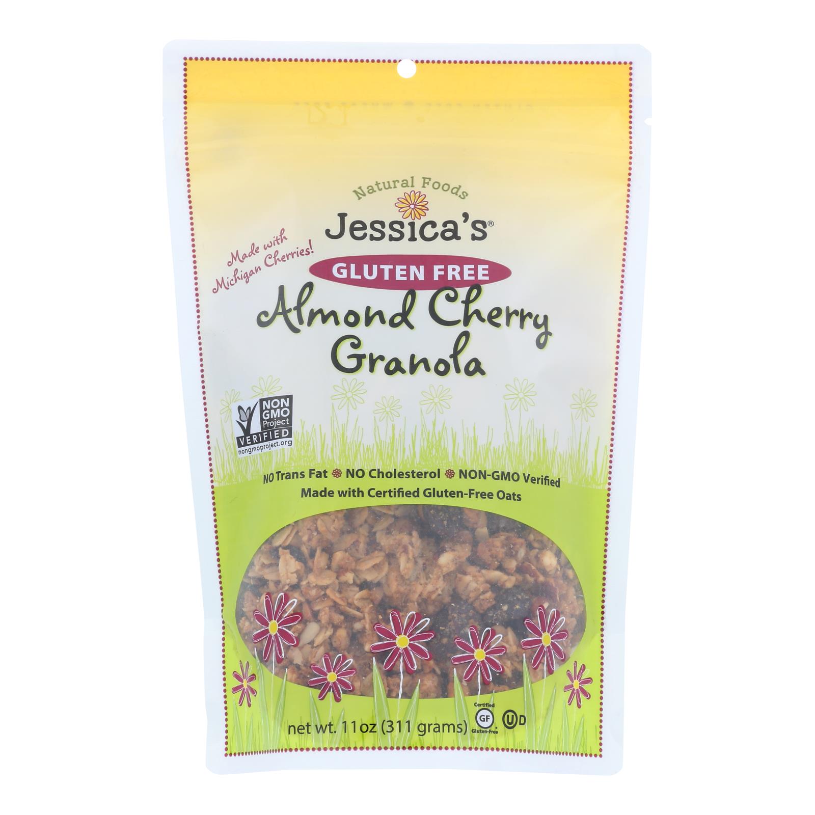 Jessica's Gluten-Free Almond Cherry Granola - Case of 12 - 11 OZ