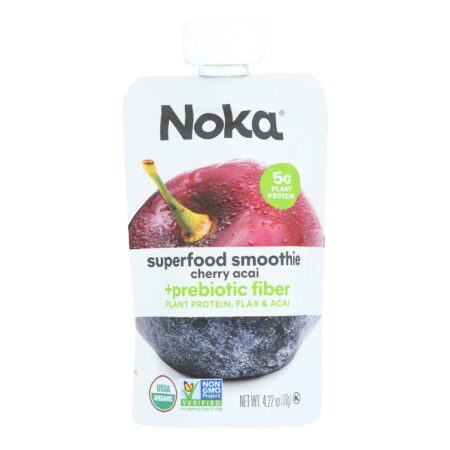 Noka - Smoothie Cherry Acai - Case of 6 - 4.22 OZ