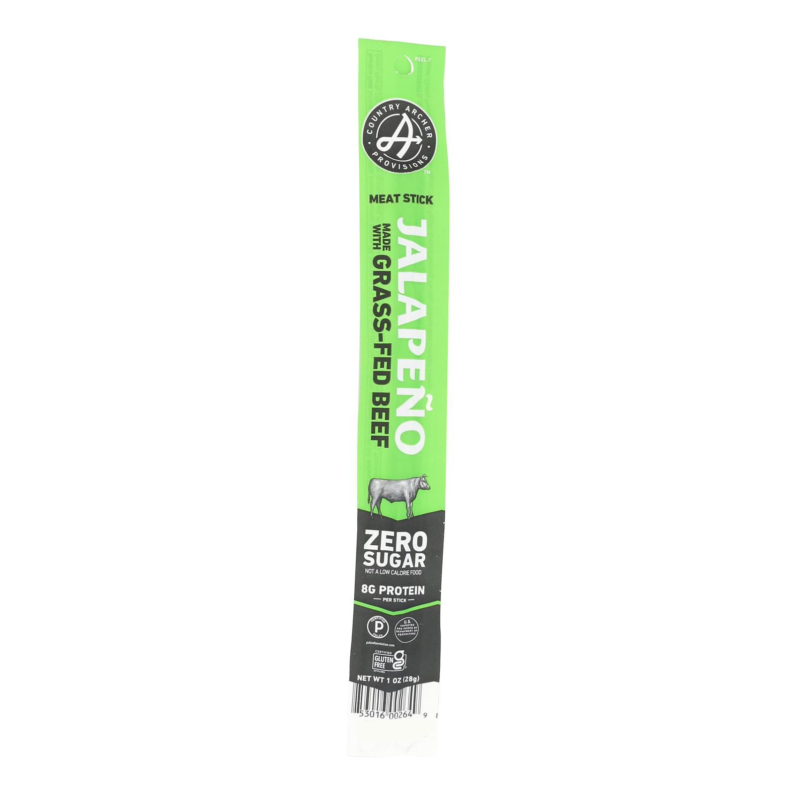 Country Archer - Jerky Beef Stick Jalapeno - Case of 18-1 OZ